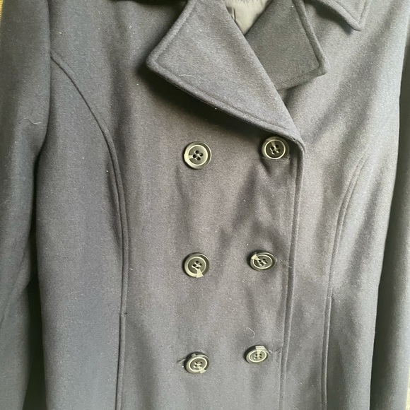 Celebrity Pink Women's Double Breasted  Pea-Coat Size XXL, Midnight Navy - Picture 4 of 8